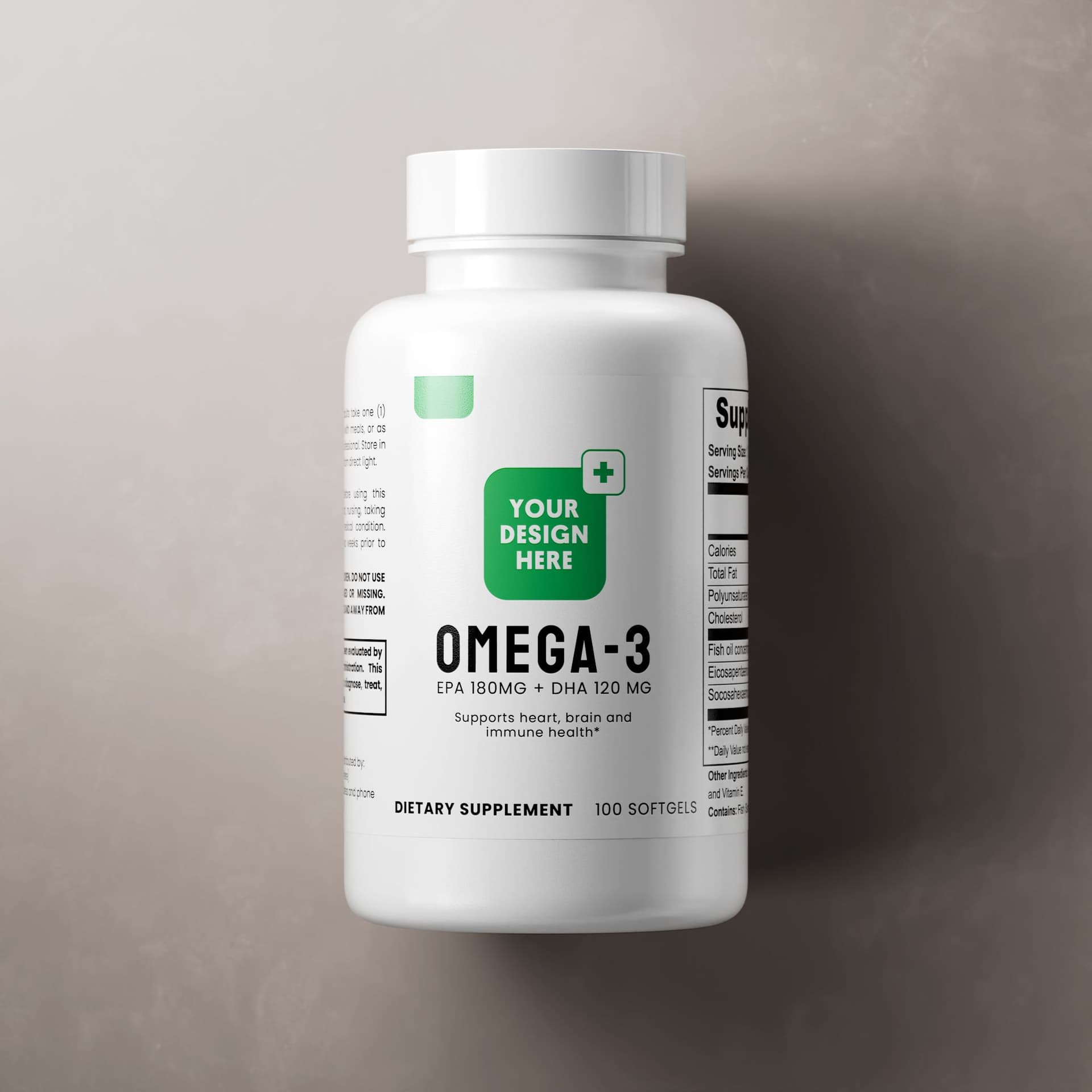 Omega-3 EPA 180 mg + DHA 120 mg