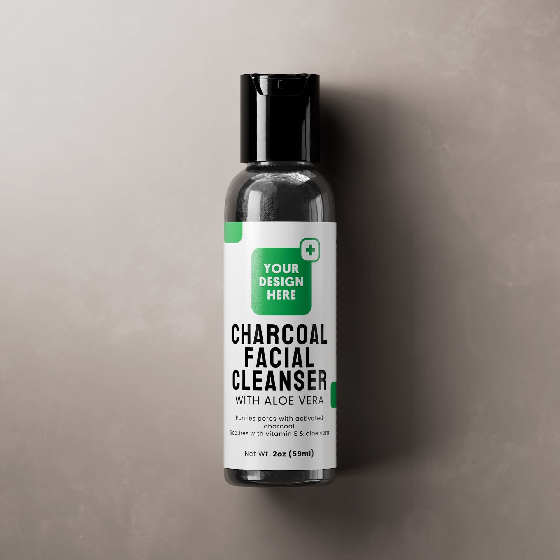 Limpiador facial de carbón