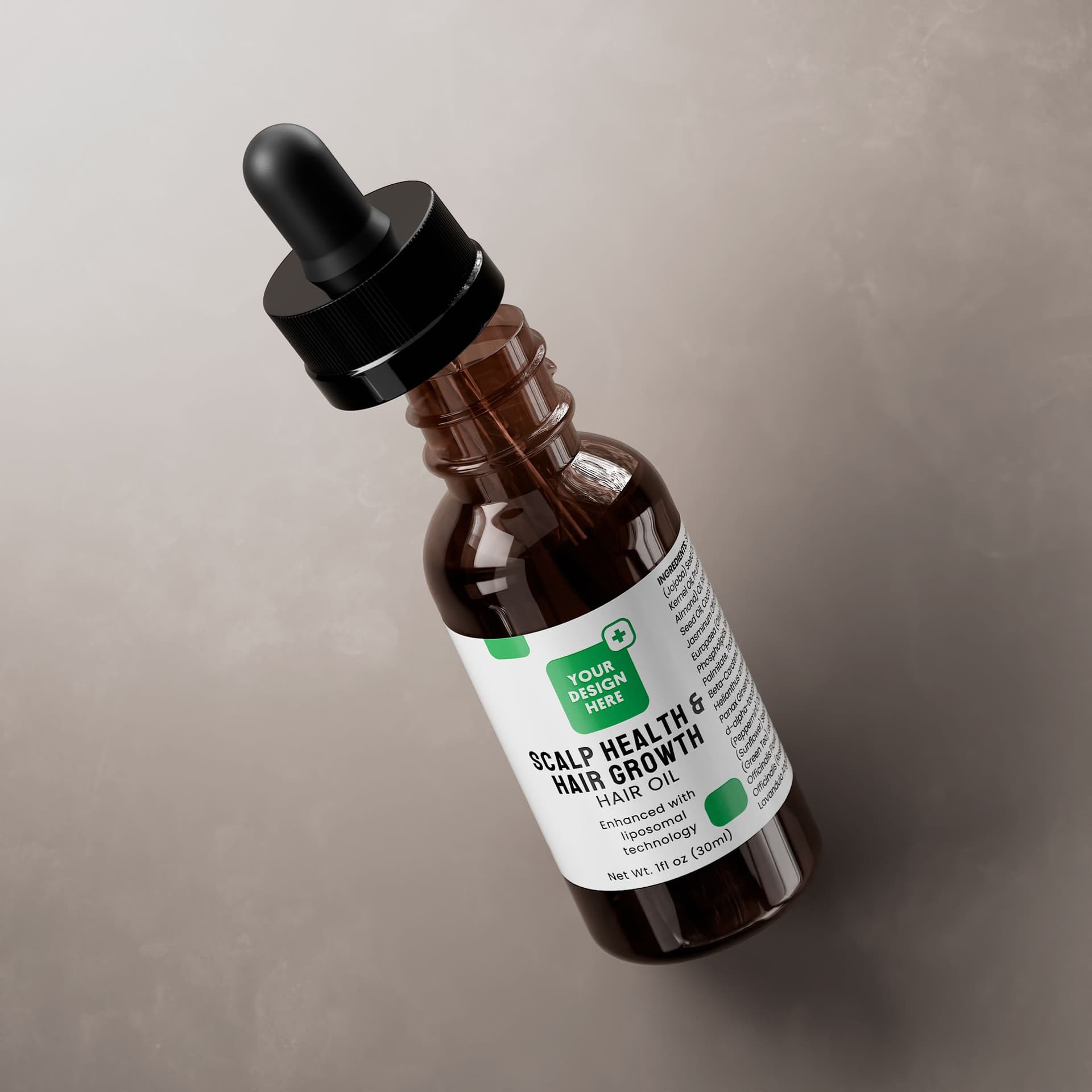 Aceite para la salud del cuero cabelludo y el crecimiento del cabello