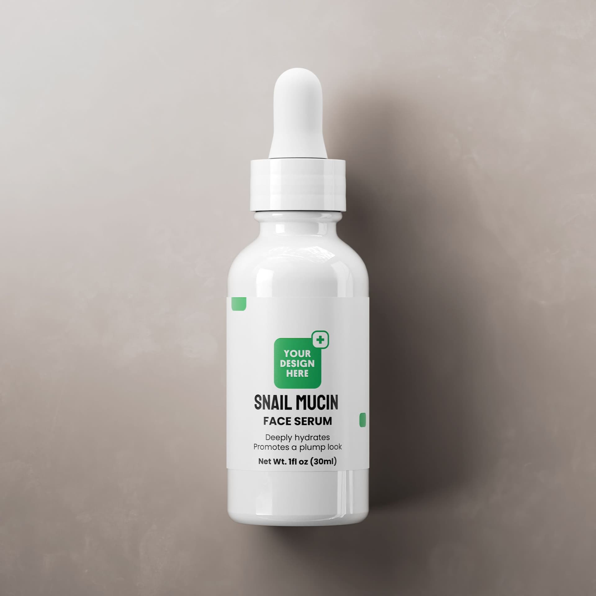 Sérum facial de mucina de caracol