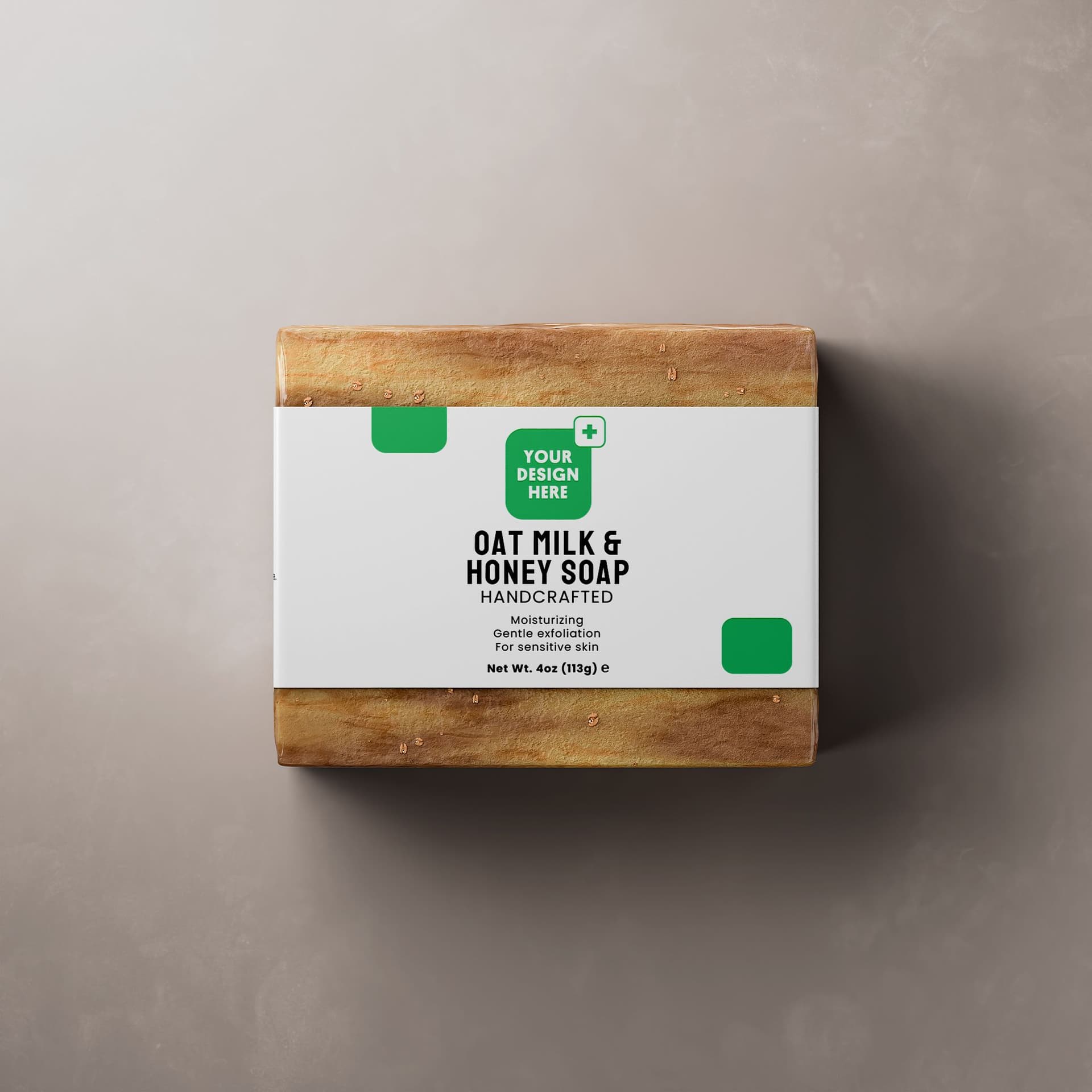 Jabón de leche de avena y miel