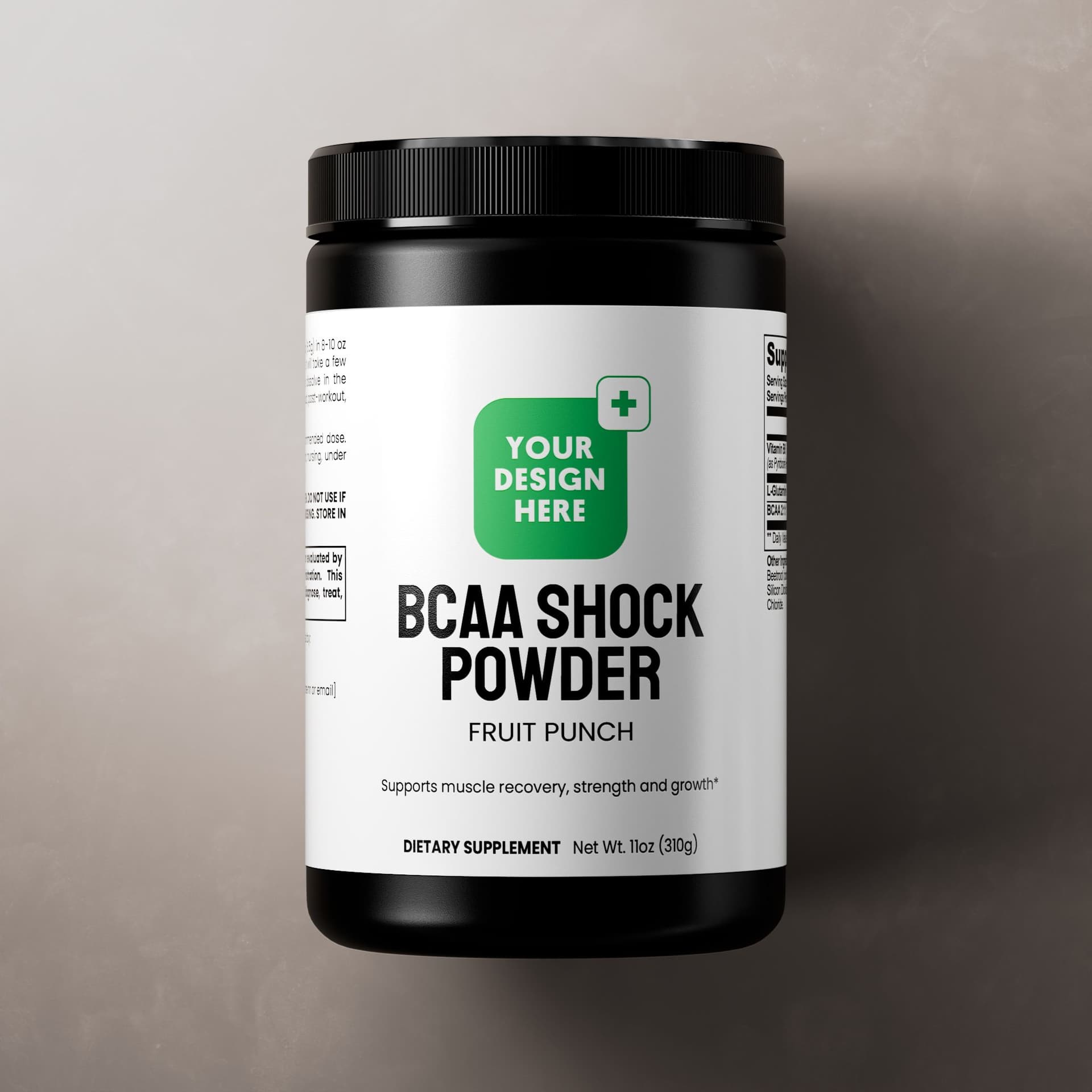 BCAA Shock en polvo (ponche de frutas)