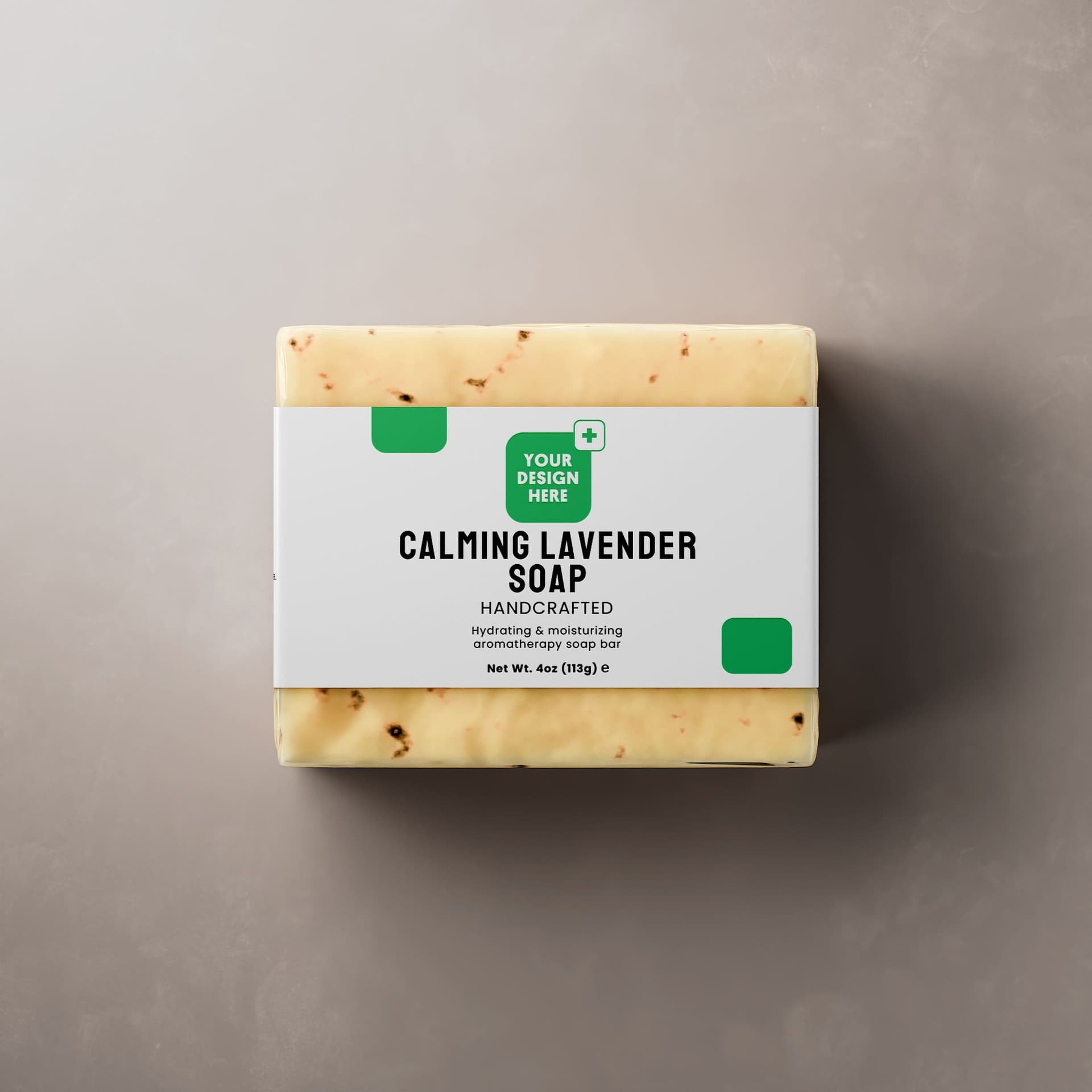 Jabón calmante de lavanda