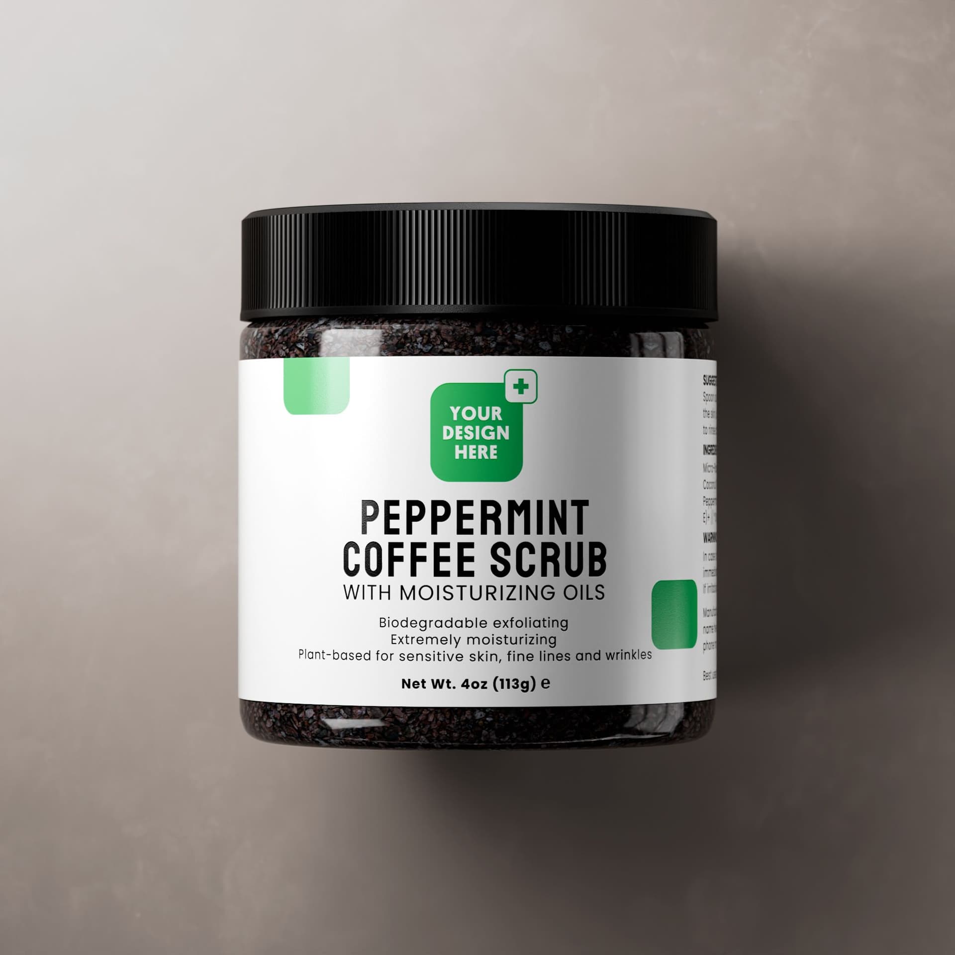 Exfoliante de café y menta — 1