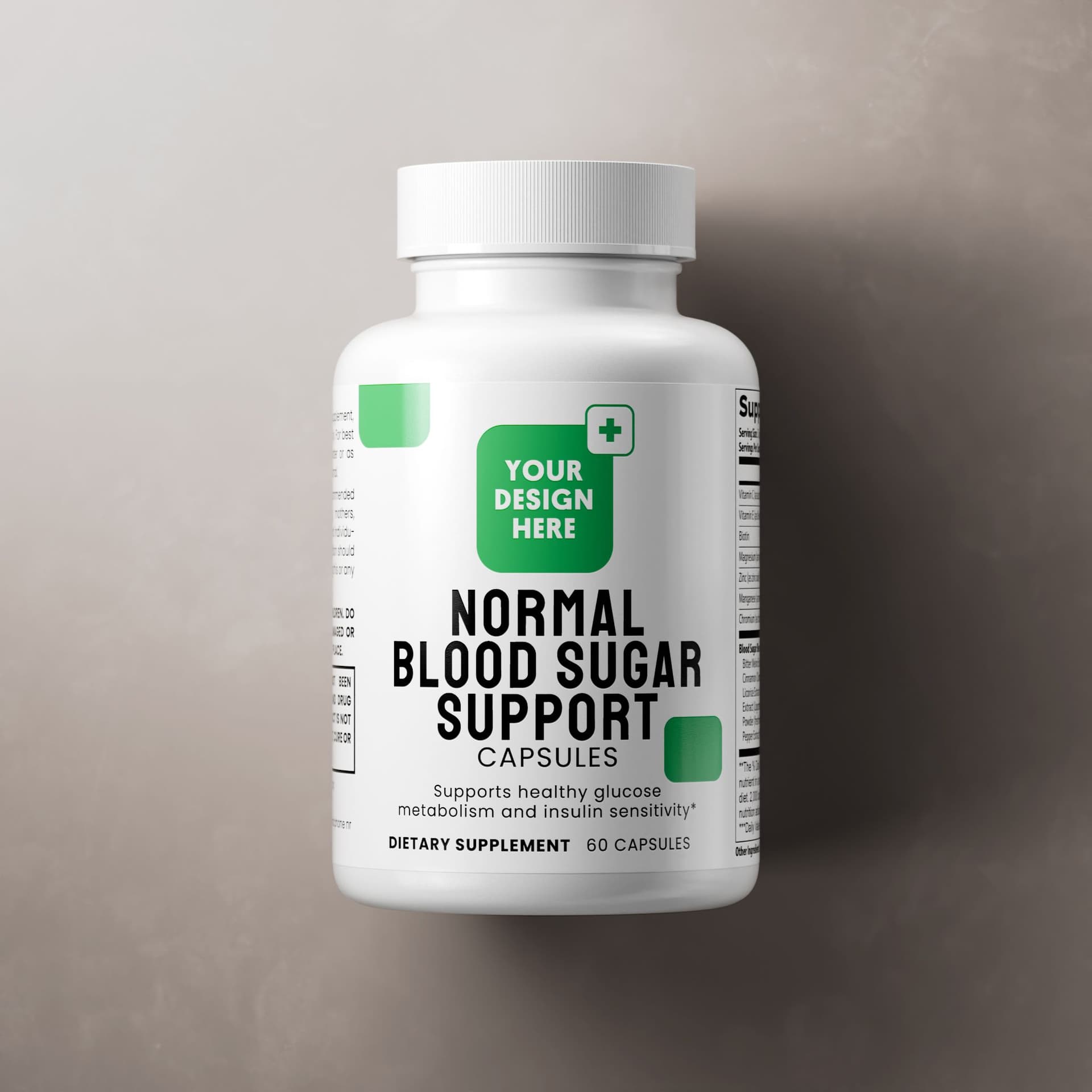 Apoyo para niveles normales de azúcar en sangre
