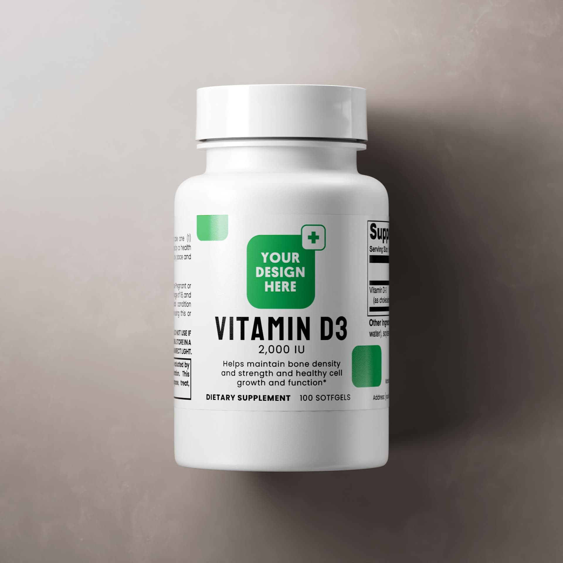 Vitamina D3 2,000 UI