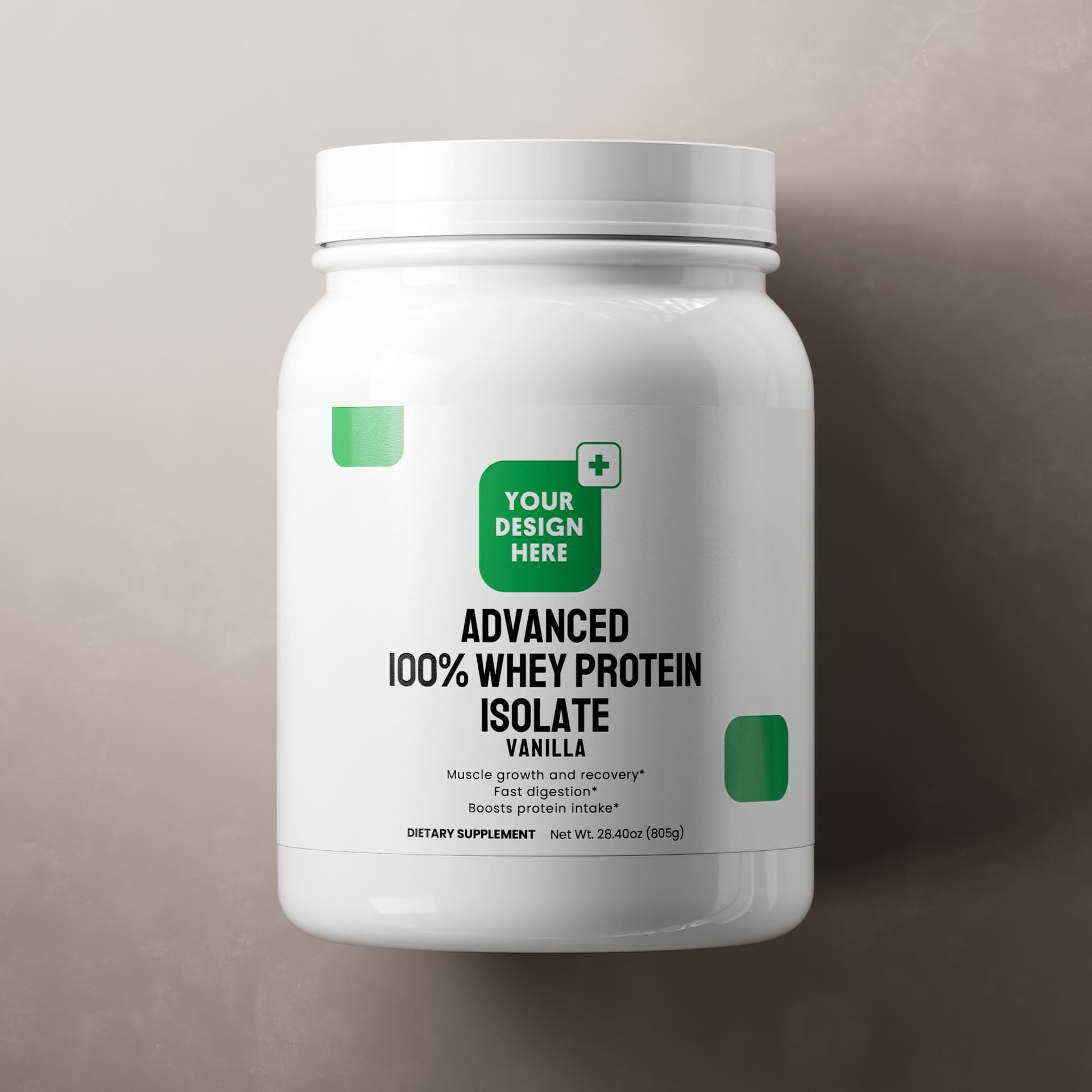Aislado avanzado de proteína de suero 100% (vainilla)