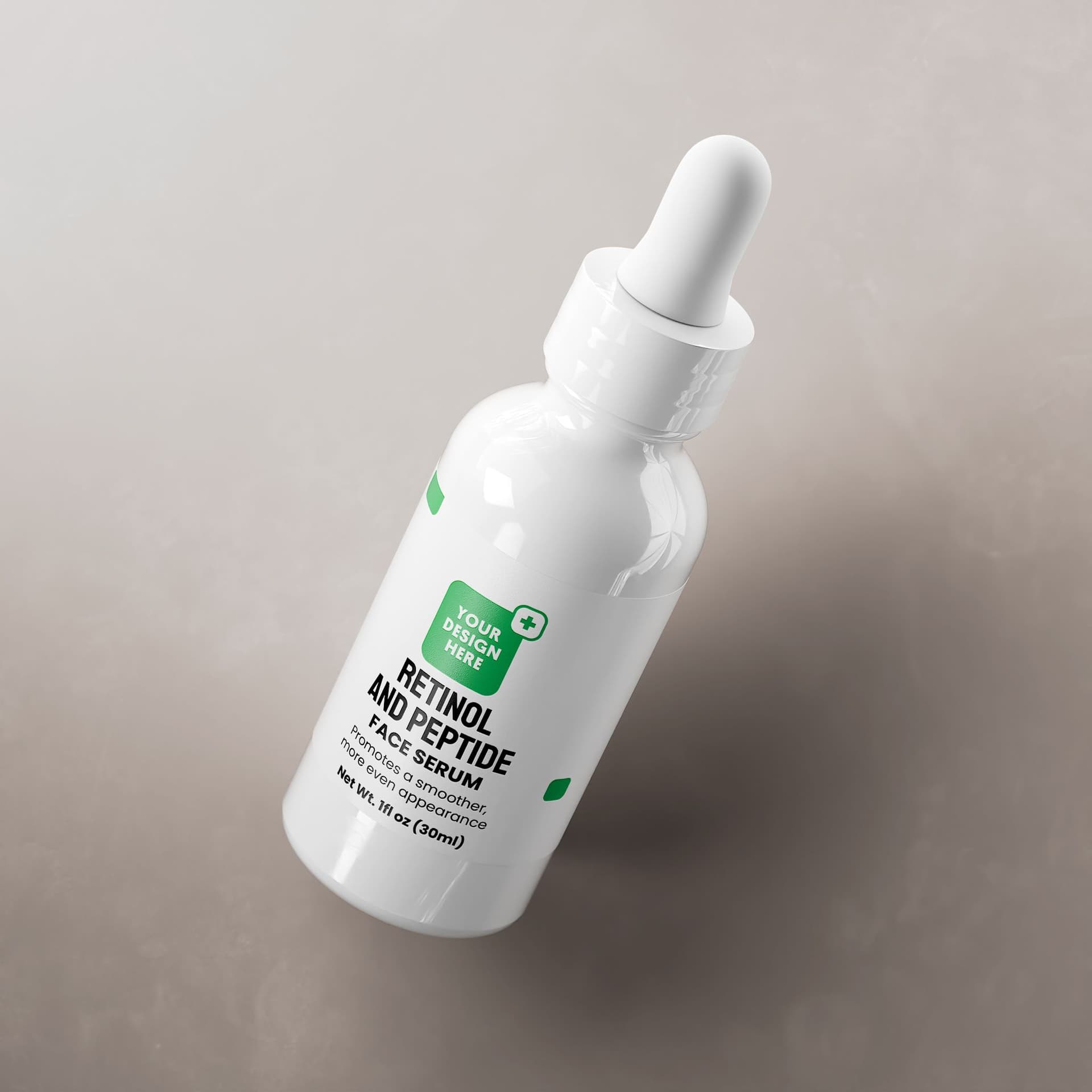 Sérum facial de retinol y péptidos